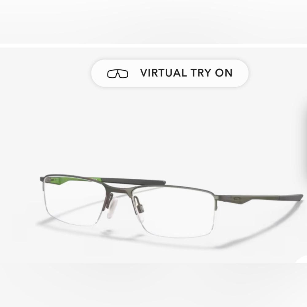 Oakley OX3218-0252 Satin Pewter 136 Eyeglasses, Socket 5.5, NWOT